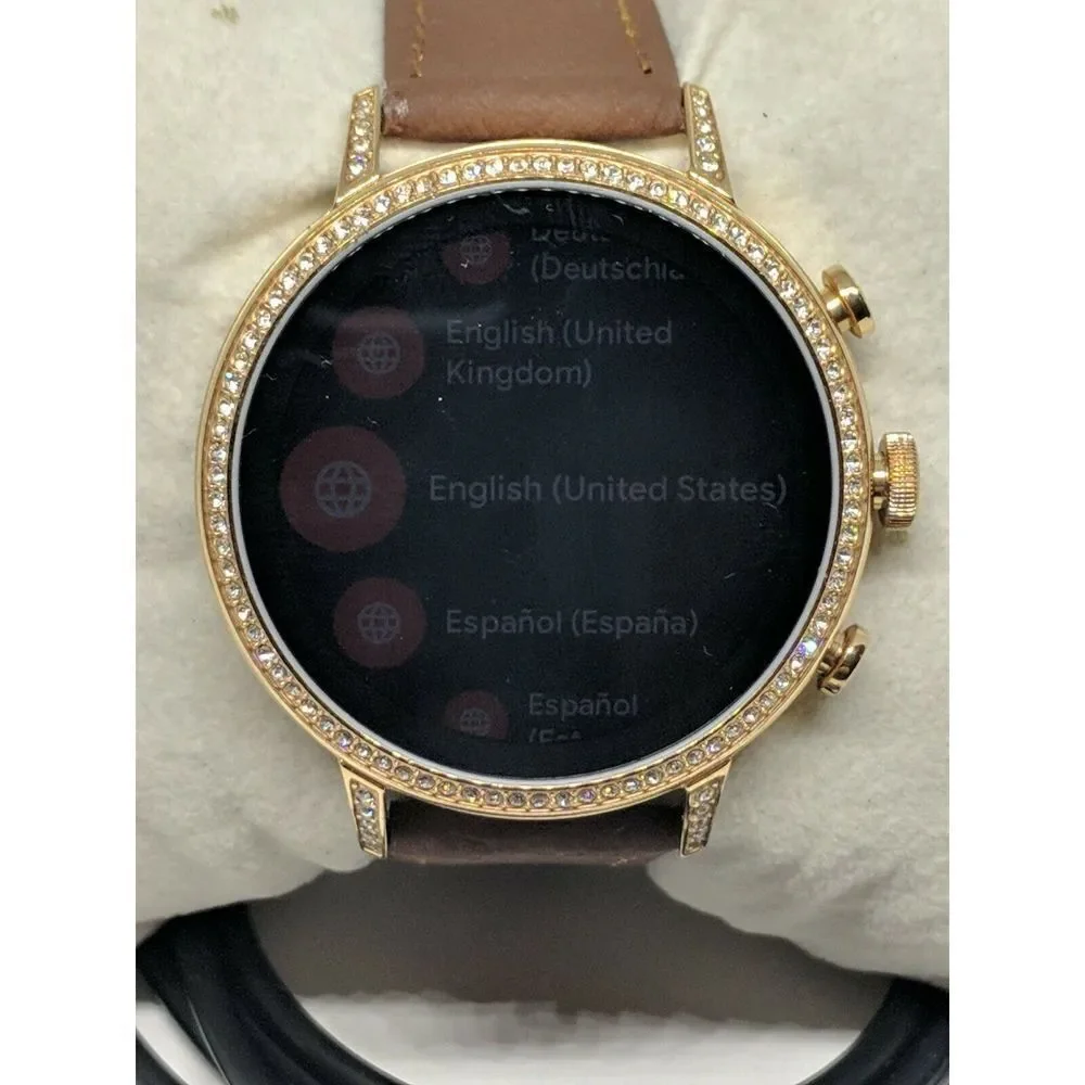 Fossil Gen 4 Authentic Digital Dial Smart Watch Custom Band FTW6011 BK294